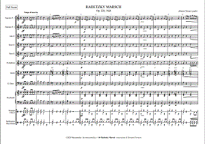 Pagina iniziale radetzky marsch Musicamedia